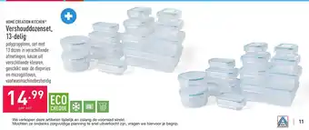 ALDI Home creation kitchen vershouddozenset, 13-delig per set aanbieding