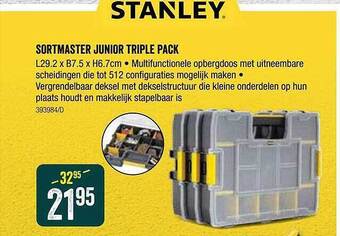 Stanley sortmaster junior triple pack