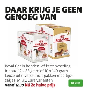Intratuin Royal canin honden-of kattenvoeding aanbieding