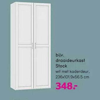 Draaideurkast stock