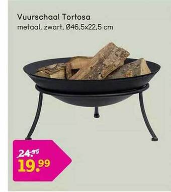 Leen Bakker Vuurschaal tortosa aanbieding