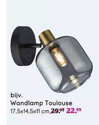 Leen Bakker Wandlamp toulouse aanbieding