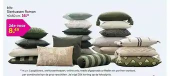 Leen Bakker Sierkussen roman aanbieding