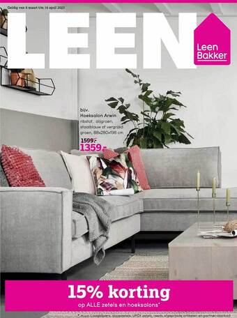 Leen Bakker Hoeksalon arwin aanbieding
