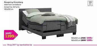 Leen Bakker Boxspring kronoberg aanbieding