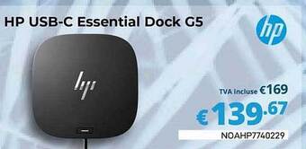 CompuDeals Hp usb-c essential dock g5 aanbieding