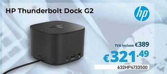 CompuDeals Hp thunderbolt dock g2 aanbieding