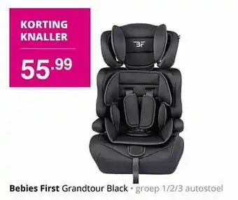Baby & Tiener Bebies first grandtour black aanbieding