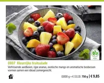 Kleurrijke fruitsalade