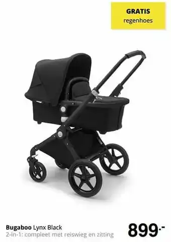 Bugaboo lynx black 2-in-1