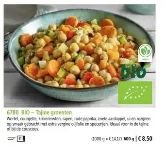 Tajine groenten