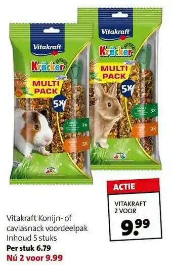 Vitakraft konijn- of caviasnack voordeelpak