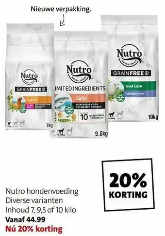 Nutro hondenvoeding
