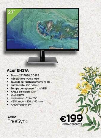 CompuDeals Acer eh27a aanbieding