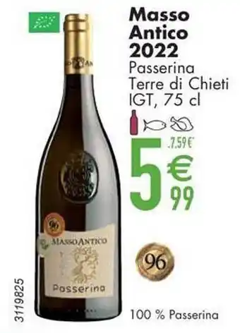 Masso antico 2022 passerina terre di chieti igt