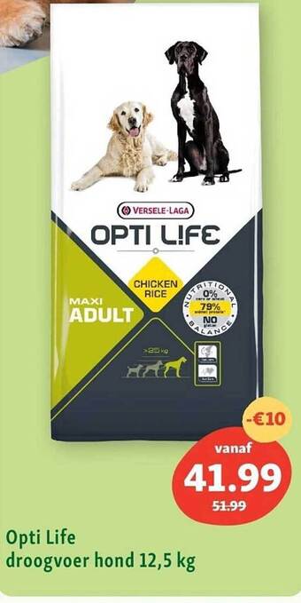 Maxi Zoo Opti life droogvoer hond 12,5 kg aanbieding