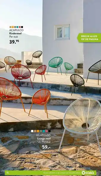 Casa Acapulco kinderstoel, acapulco lounge stoel aanbieding