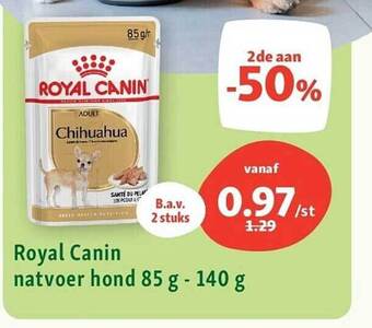 Maxi Zoo Royal canin natvoer hond 85 g - 140 g aanbieding
