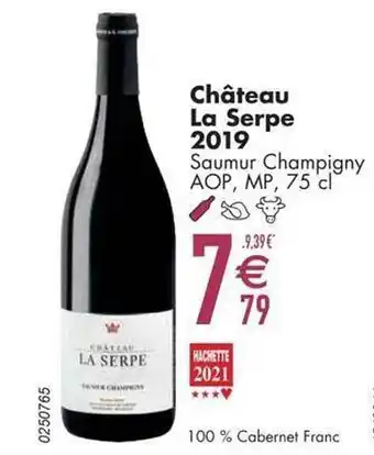 Cora Château la serpe 2019 saumur champigny aop aanbieding