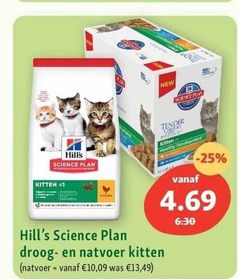 Maxi Zoo Hill's science plan droog- en natvoer kitten aanbieding
