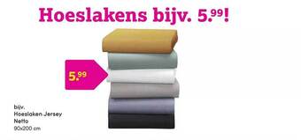 Leen Bakker Hoeslaken jersey netto aanbieding