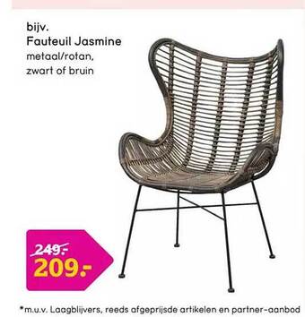 Leen Bakker Fauteuil jasmine aanbieding