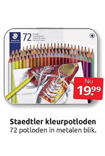 Boekenvoordeel Staedtler kleurpotloden aanbieding