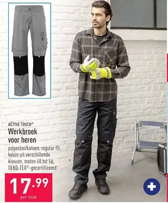 Active touch werkroek voor heren per stuk