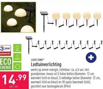 Light zone ledtuinverlichting per set