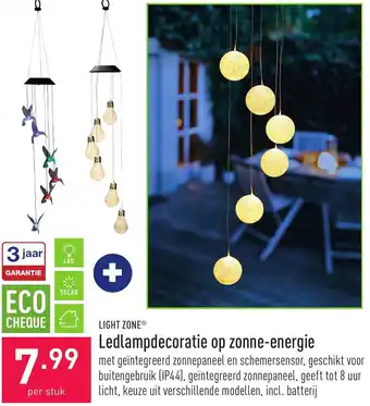 ALDI Light zone ledlampdecoratie op zonne-energie per stuk aanbieding