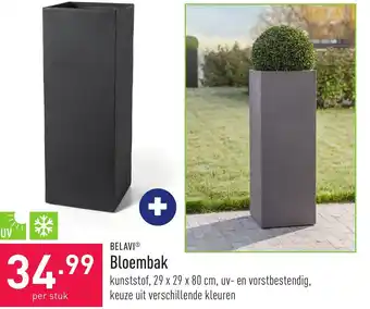 ALDI Belavi bloembak 29 x 29 x 80cm aanbieding