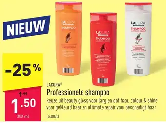 ALDI Lacura professionele shampoo 300ml aanbieding