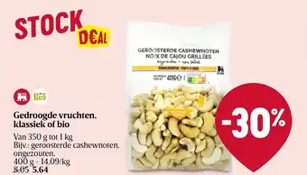 Delhaize Gedroogde vruchten, klassiek of bio 400g aanbieding