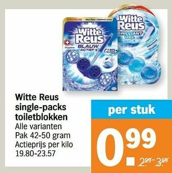 Albert Heijn Witte reus single-packs toiletblokken aanbieding