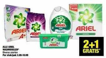 Big Bazar Alle ariel wasmiddelen aanbieding