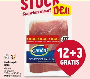 Delhaize Gedroogde ham aanbieding