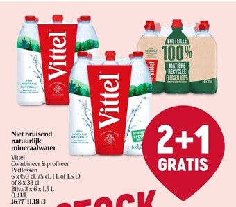 Niet bruisend natuurlijk mineraalwater