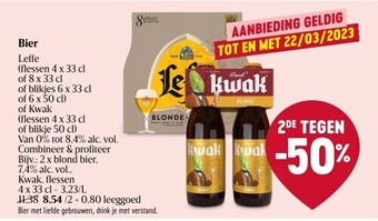 Delhaize Bier leffe aanbieding