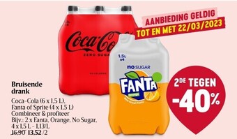 Delhaize Bruisende drank aanbieding