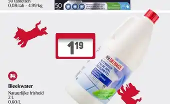 Bleekwater natuurlijke frisheid 2 l