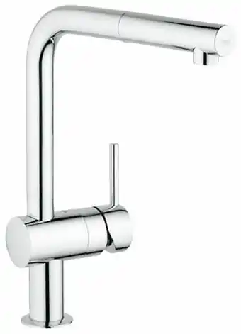 X2O Grohe Minta keukenkraan met uittrekbare sproeikop glanzend chroom aanbieding