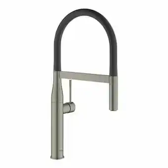 X2O Grohe Essence keukenkraan met uittrekbare sproeikop Brushed Hard Graphite aanbieding