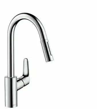 X2O Hansgrohe Focus M41 keukenkraan met uittrekbare sproeikop en sBox glanzend chroom aanbieding