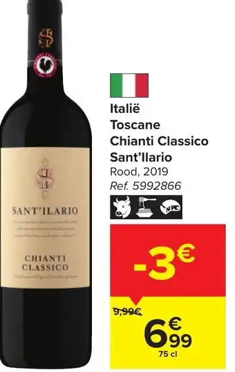 Sant'Ilario Toscane Chianti Classico Rood 2019 75cl