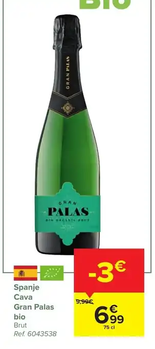 Gran Palas Bio Brut 75cl