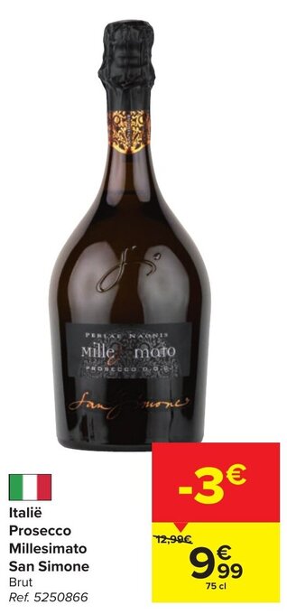 Prosecco Millesimato San Simone Brut 75cl