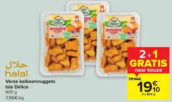 Isla Délice Verse Kalkoennuggets 3 x 800g