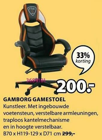 Gamborg gamestoel