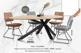 Xooon Tafel colombo aanbieding