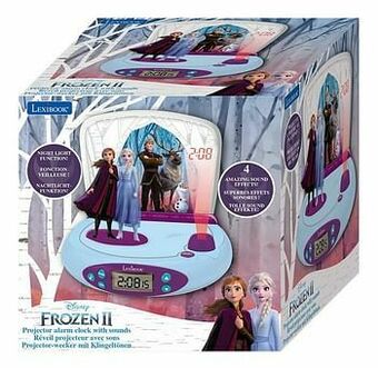 Dreamland Lexibook wekkerradio met projectie Frozen II aanbieding